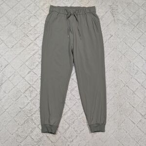 Lululemon Joggers Womens 6 Green Sage On The Fly Travel Casual Athleisure Sleek